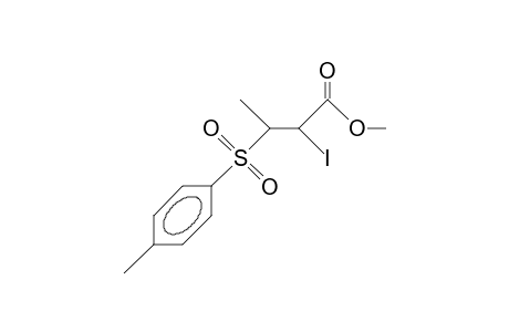 2-Iodo-3-(4-tolyl-sulfonyl)-butyric acid, methyl ester