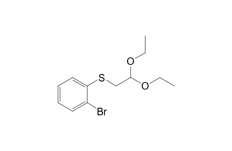 1-Bromanyl-2-(2,2-diethoxyethylsulfanyl)benzene