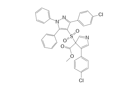 METHYL-3-[1',5'-DIPHENYL-3'-(PARA-CHLOROPHENYL)-1H-PYRAZOL-4'-YLSULFONYL]-4-(PARA-CHLOROPHENYL)-3H-PYRROLE-3-CARBOXYLATE