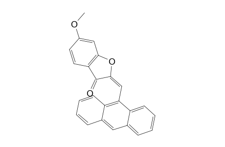 3(2H)-Benzofuranone, 2-(9-anthracenylmethylene)-6-methoxy-, (E)-