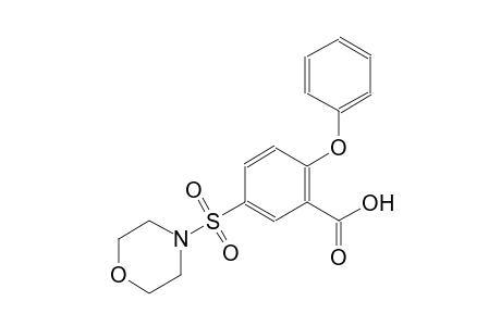 benzoic acid, 5-(4-morpholinylsulfonyl)-2-phenoxy-