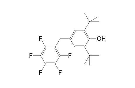 2,6-Ditert-butyl-4-(2,3,4,5,6-pentafluorobenzyl)phenol