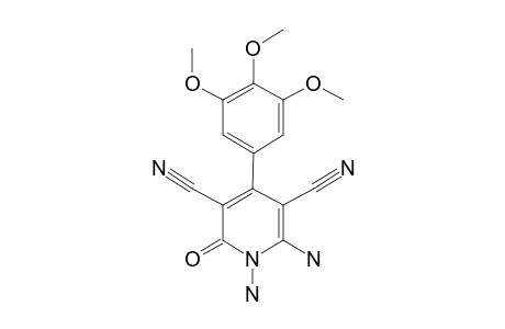 4-(3,4,5-TRIMETHOXYPHENYL)-1,6-DIAMINO-2-OXO-1,2-DIHYDROPYRIDINE-3,5-DICARBONITRILE