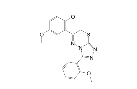 6-(2,5-dimethoxyphenyl)-3-(2-methoxyphenyl)-7H-[1,2,4]triazolo[3,4-b][1,3,4]thiadiazine