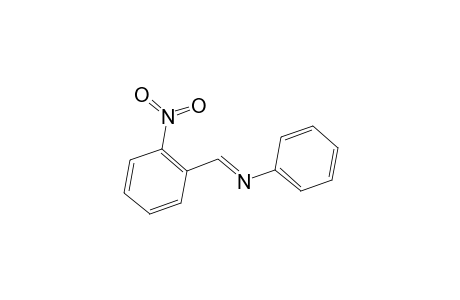 Benzenamine, N-[(2-nitrophenyl)methylene]-