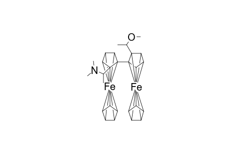 1,1''-Biferrocene, 2-[1-(dimethylamino)ethyl]-2''-(1-methoxyethyl)-