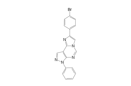 2-(4-bromophenyl)-7-phenyl-7H-imidazo[1,2-c]pyrazolo[4,3-e]pyrimidine