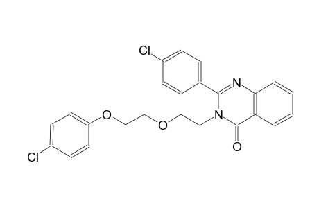 3-{2-[2-(4-chlorophenoxy)ethoxy]ethyl}-2-(4-chlorophenyl)-4(3H)-quinazolinone