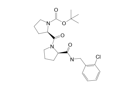 Tert-butyl (R)-2-((R)-2-((2-chlorobenzyl)carbamoyl)pyrrolidine-1-carbonyl)pyrrolidine-1-carboxylate