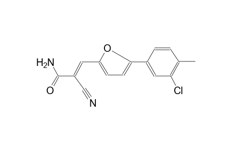 (2E)-3-[5-(3-chloro-4-methylphenyl)-2-furyl]-2-cyano-2-propenamide