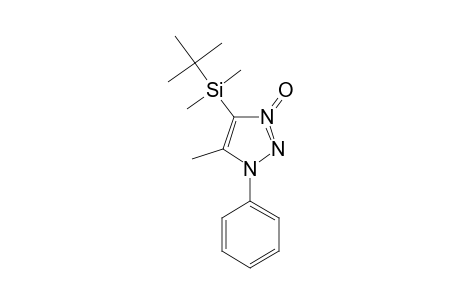 5-METHYL-1-PHENYL-4-(TERT.-BUTYLDIMETHYLSILYL)-1H-1,2,3-TRIAZOLE-3-OXIDE