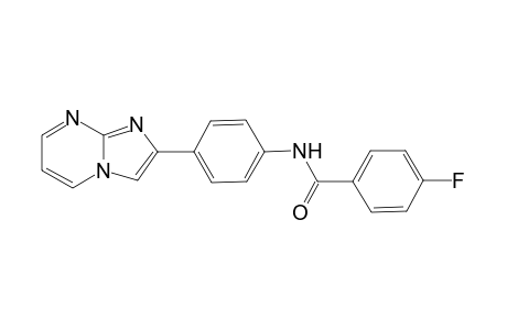 Benzamide, 4-fluoro-N-(4-imidazo[1,2-a]pyrimidin-2-ylphenyl)-