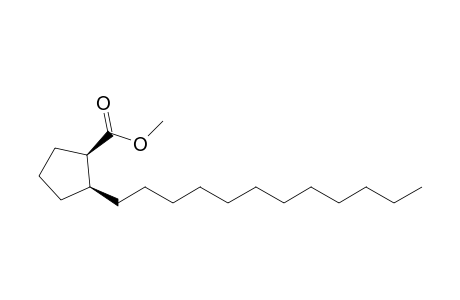 (1R,2S)-2-dodecyl-1-cyclopentanecarboxylic acid methyl ester