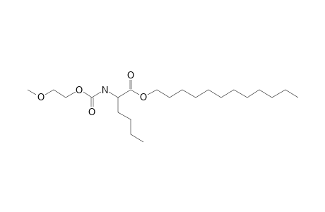 dl-Norleucine, N-(2-methoxyethoxycarbonyl)-, dodecyl ester