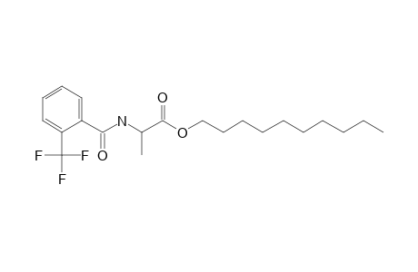 L-Alanine, N-(2-trifluoromethylbenzoyl)-, decyl ester