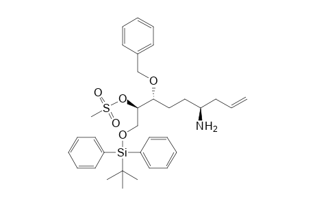 (4S,7R,8R)-7-(Benzyloxy)-9-[(tert-butyldiphenylsilyl)oxy]-8-[(methylsulfonyl)oxy]non-1-en-4-amine