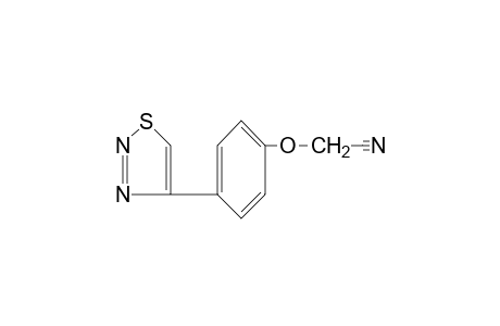 [p-(1,2,3-THIADIAZOL-4-YL)PHENOXY]ACETONITRILE