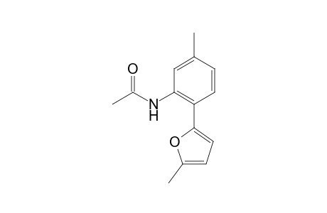N-[5-Methyl-2-(5-methyl-2-furyl)phenyl]acetamide