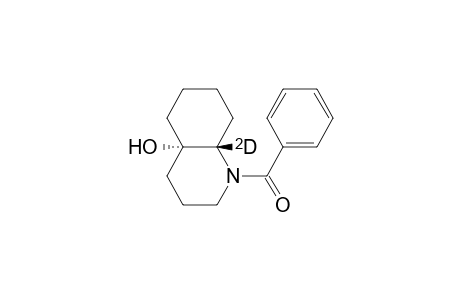 4a(2H)-Quinolinol, 1-benzoyloctahydro-8a-d-, trans-
