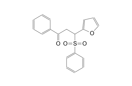 3-(2-furyl)-1-phenyl-3-(phenylsulfonyl)-1-propanone