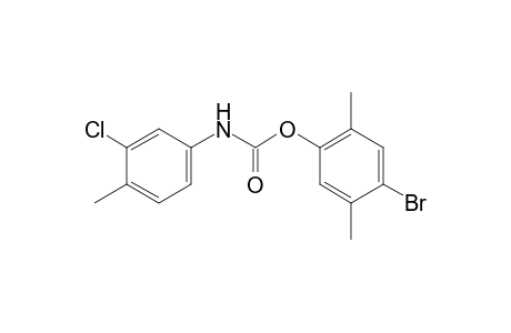 3-chloro-4-methylcarbanilic acid, 4-bromo-2,5-xylyl ester