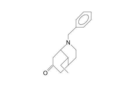 2-Benzyl-9.alpha.-ethyl-2-aza-bicyclo(3.3.1)nonan-7-one