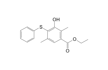 3-Hydroxy-2,5-dimethyl-4-(phenylthio)benzoic acid ethyl ester