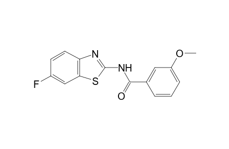 Benzamide, N-(6-fluorobenzothiazol-2-yl)-3-methoxy-