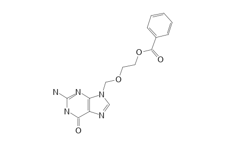 benzoic acid 2-[(2-amino-6-keto-3H-purin-9-yl)methoxy]ethyl ester