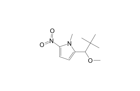 1H-Pyrrole, 2-(1-methoxy-2,2-dimethylpropyl)-1-methyl-5-nitro-