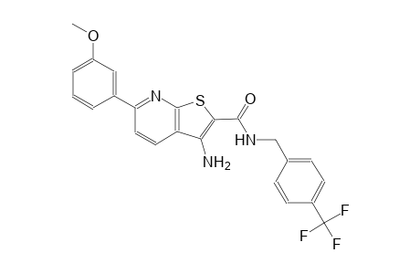 3-amino-6-(3-methoxyphenyl)-N-[4-(trifluoromethyl)benzyl]thieno[2,3-b]pyridine-2-carboxamide