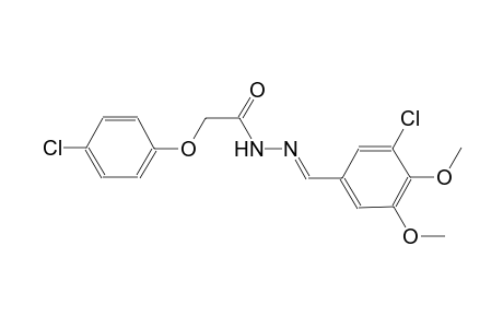 N'-[(E)-(3-chloro-4,5-dimethoxyphenyl)methylidene]-2-(4-chlorophenoxy)acetohydrazide