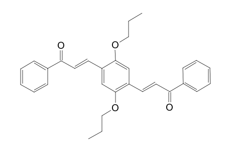 (E,E)-3-[2,5-Dipropoxy-4-(3-oxo-3-phenylpropenyl)phenyl]-1-phenyl-prop-2-en-1-one