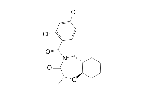 TRANS-4-(2,4-DICHLOROBENZOYL)-2-METHYL-PERHYDRO-1,4-OXAZEPIN-3-ONE