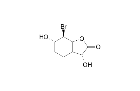 5-exo-Bromo-4-endo,9-endo-dihydroxy-7-oxabicyclo[4.3.0]nonane-8-one