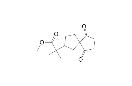 Spiro[4.4]nonane-2-acetic acid, .alpha.,.alpha.-dimethyl-6,9-dioxo-, methyl ester, (.+-.)-