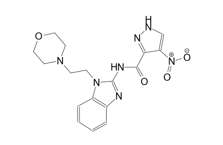 N-{1-[2-(4-morpholinyl)ethyl]-1H-benzimidazol-2-yl}-4-nitro-1H-pyrazole-3-carboxamide