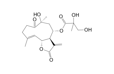 10-Hydroxy-8-(2'-methyl-2',3'-dihydroxypropanoyloxy)-1-oxogermacra-4,11(13)-dien-6,12-olide