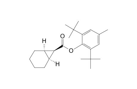 Bicyclo[4.1.0]heptane-7-carboxylic acid, 2,6-bis(1,1-dimethylethyl)-4-methylphenyl ester, (1.alpha.,6.alpha.,7.beta.)-
