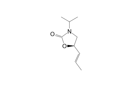 (+)-(R)-3-ISOPROPYL-5-(PROP-1-ENYL)-OXAZOLIDIN-2-ONE