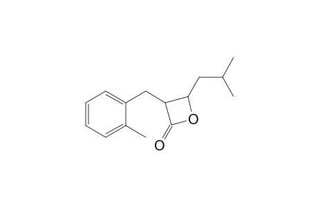 4-Isobutyl-3-(2-methylbenzyl)-oxetan-2-one