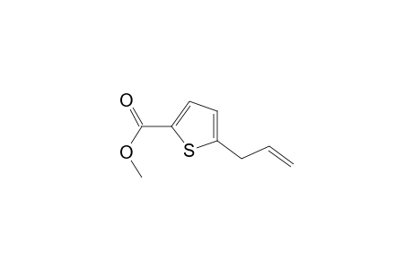 2-Thiophenecarboxylic acid, 5-(2-propenyl)-, methyl ester