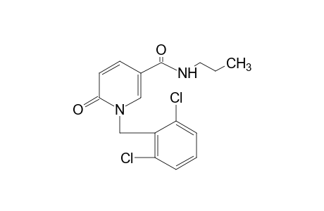1-(2,6-DICHLOROBENZYL)-1,6-DIHYDRO-6-OXO-N-PROPYLNICOTINAMIDE