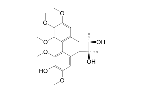 SZ-M4 [(7S,8S,R-biar)-6,7,8,9-tetrahydro-1,3,12,13,14-pentamethoxy-7,8-dimethyl-2,7,8-dibenzo[a,c]cyclooctenetriol]