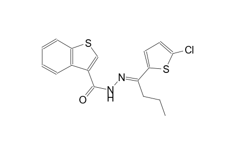 N'-[(E)-1-(5-chloro-2-thienyl)butylidene]-1-benzothiophene-3-carbohydrazide