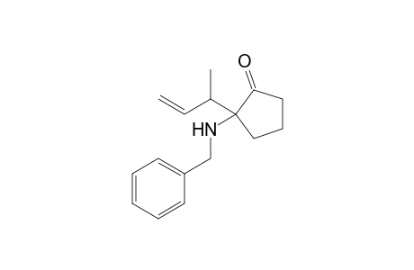 N-Benzylamino-1-(but-3-en-2-yl)cyclopentan-2-one