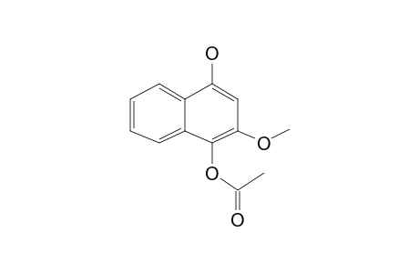 Naphthalene-1,4-diol, 4-o-acetyl-3-methoxy-