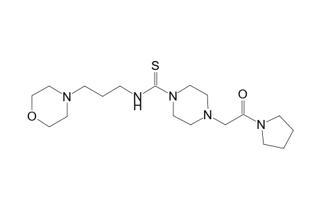 1-piperazinecarbothioamide, N-[3-(4-morpholinyl)propyl]-4-[2-oxo-2-(1-pyrrolidinyl)ethyl]-