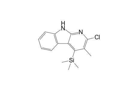 2-Chloro-3-methyl-4-trimethylsilyl-9H-pyrido[2,3-b]indole
