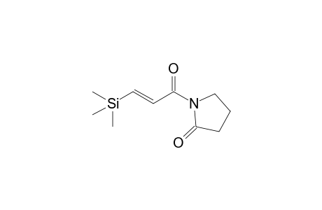 1-[(E)-1-oxo-3-trimethylsilylprop-2-enyl]-2-pyrrolidinone